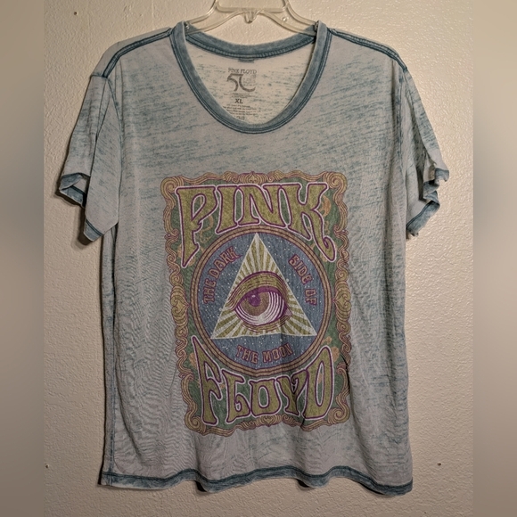 Pink Floyd Graphic Tee Pre-owned Size Xl The Dark Side Of The Moon - Picture 2 of 7